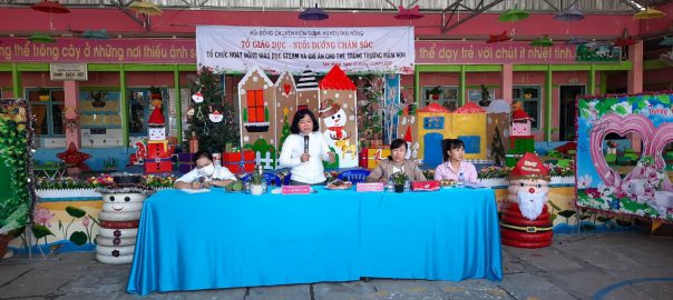Bà Lê Thị Mộng Tuyền – Phó Trưởng Phòng GDDT phát biểu chỉ đạo tạo hội thảo